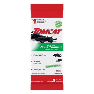 Tomcat Super Hold Rat Size Glue Traps, 2 ct