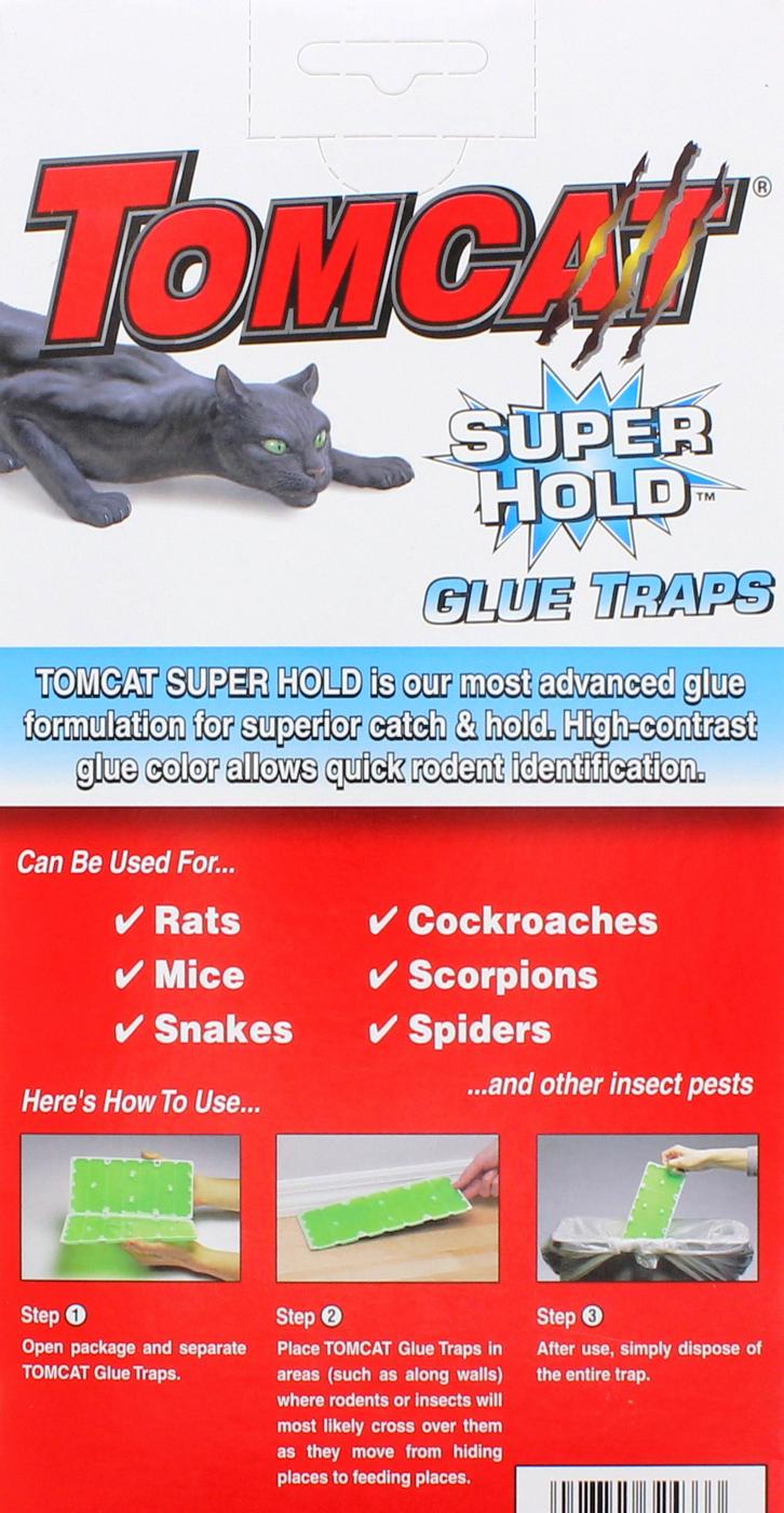 TOMCAT Super Hold Glue Traps Rat Size Mouse Traps in the Animal