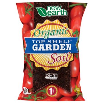 New Earth Organic Top Shelf Garden Soil, 1 cu ft
