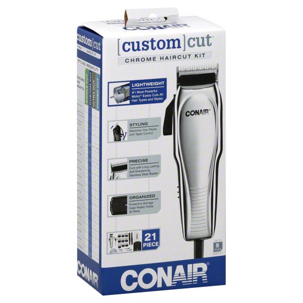 Conair Custom Cut Chrome 21 Piece Haircut Kit Shop Electric shavers