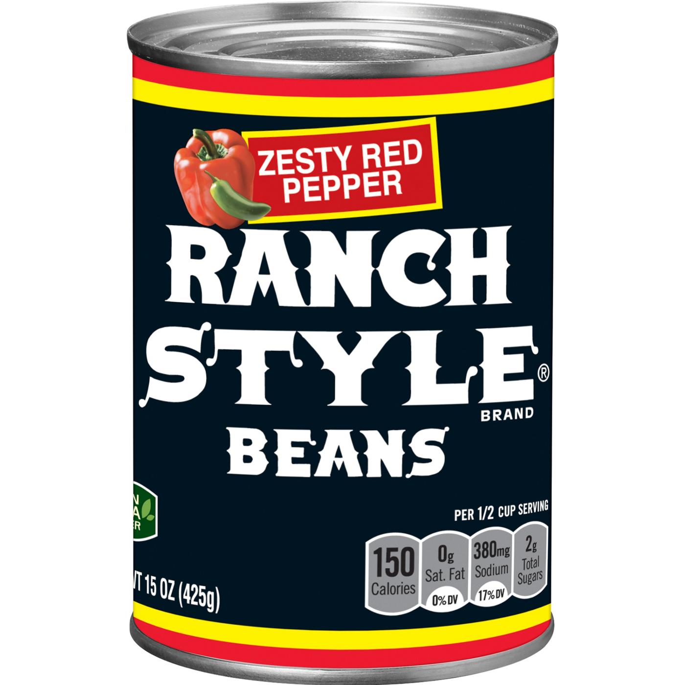 Ranch Style Beans Beans With Zesty Red Pepper Canned Beans; image 1 of 6