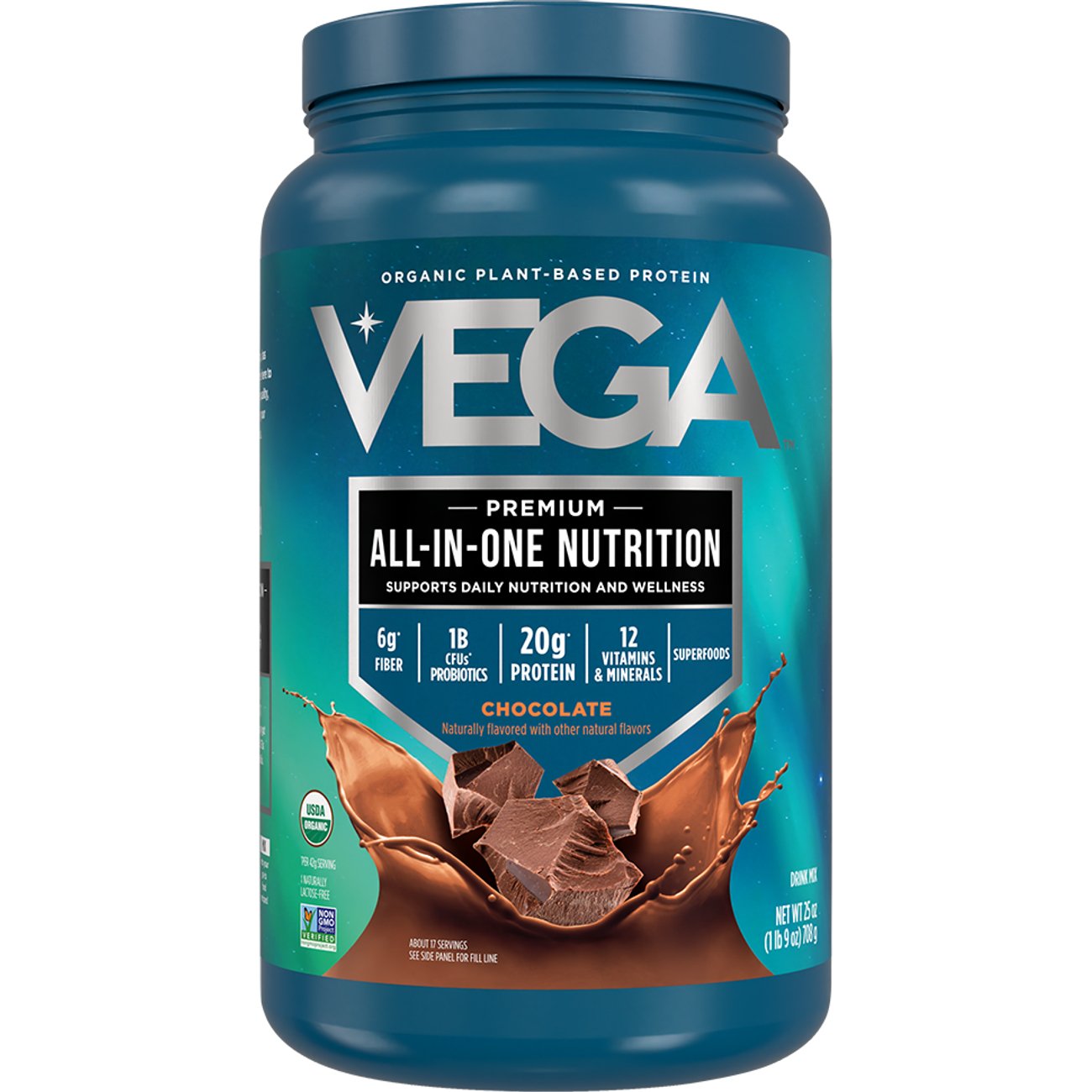 Vega One Chocolate Nutritional Shake Shop Diet & Fitness at HEB