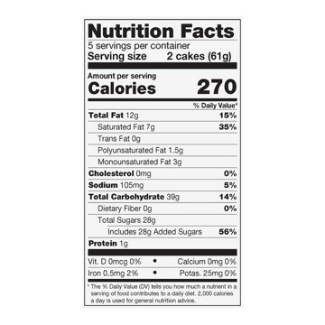 Little Debbie Spring Butterfly Snack Cakes, 10 ct