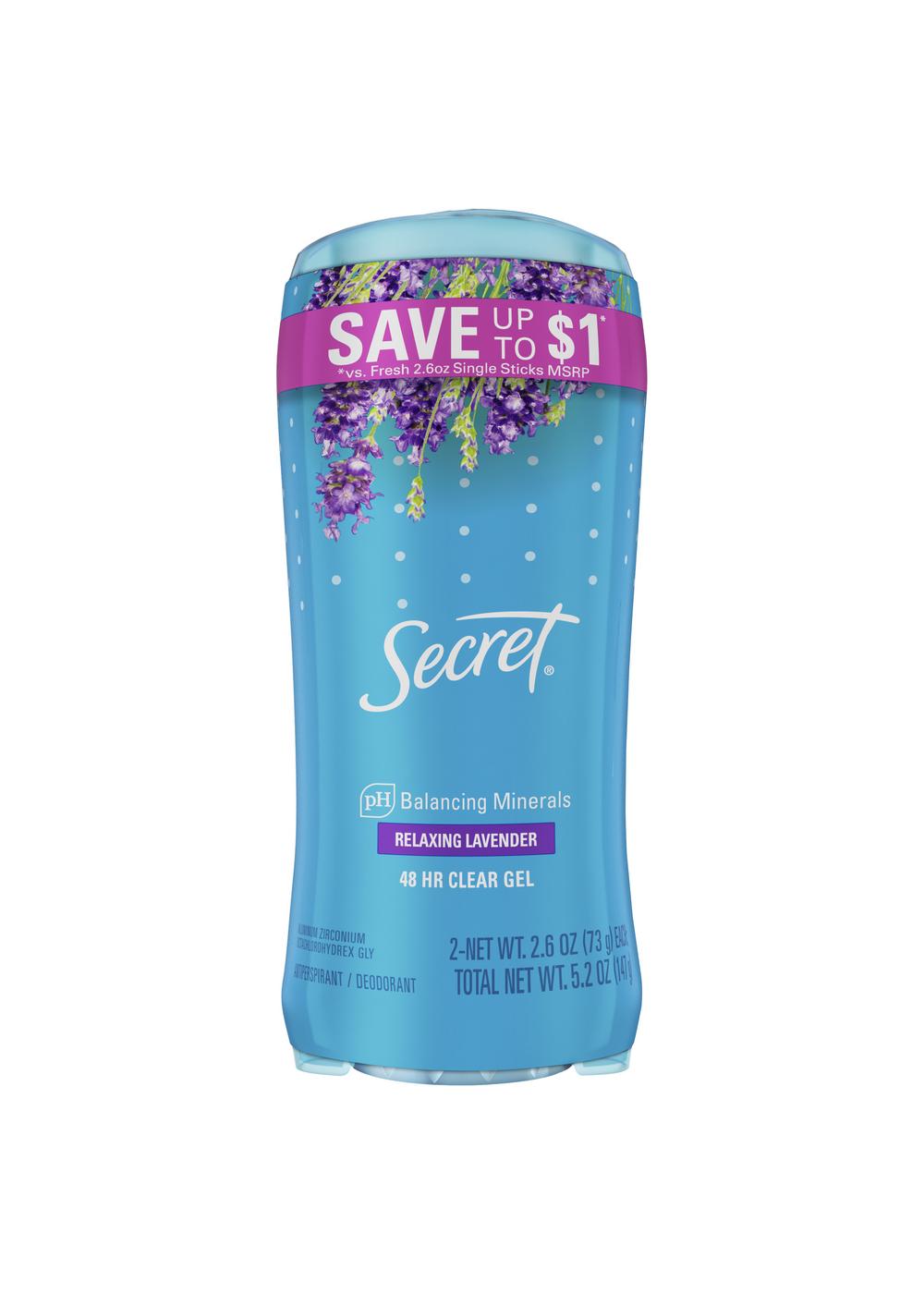 Secret 48 Hr Gel Antiperspirant Deodorant - Lavender; image 1 of 8