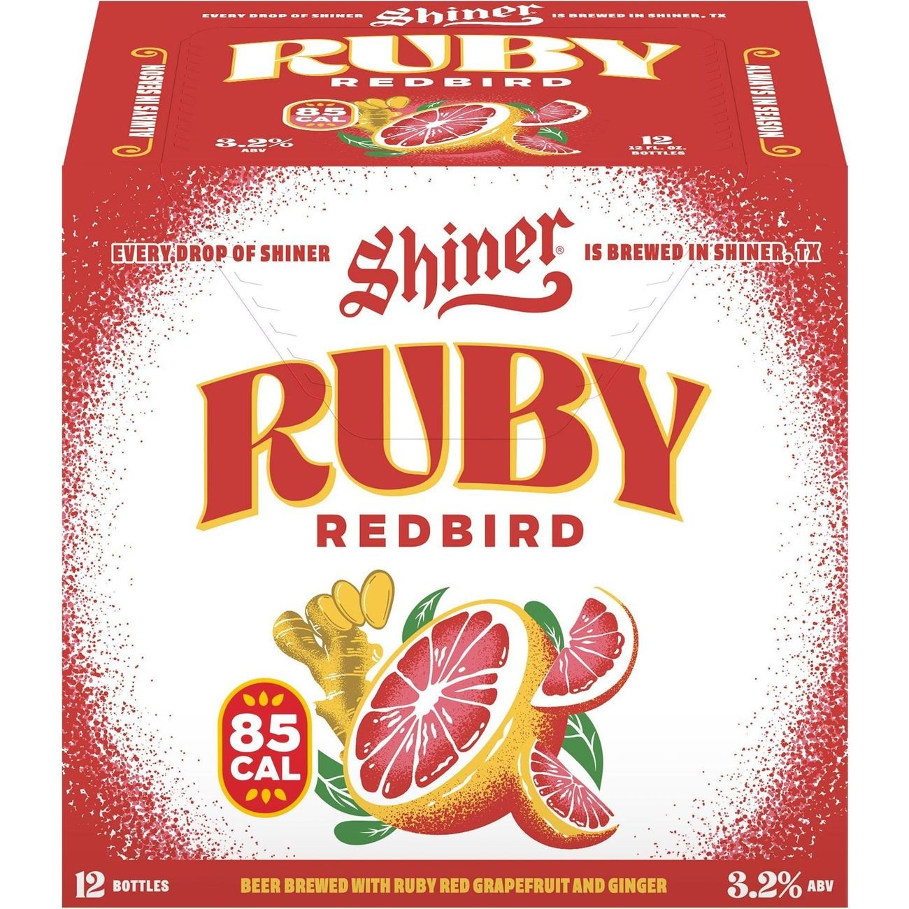 Shiner Ruby Redbird Beer 12 pk Bottles Shop Beer at HEB