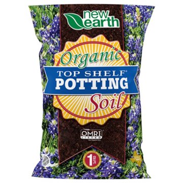 New Earth Organic Top Shelf Potting Soil, 1 cu ft