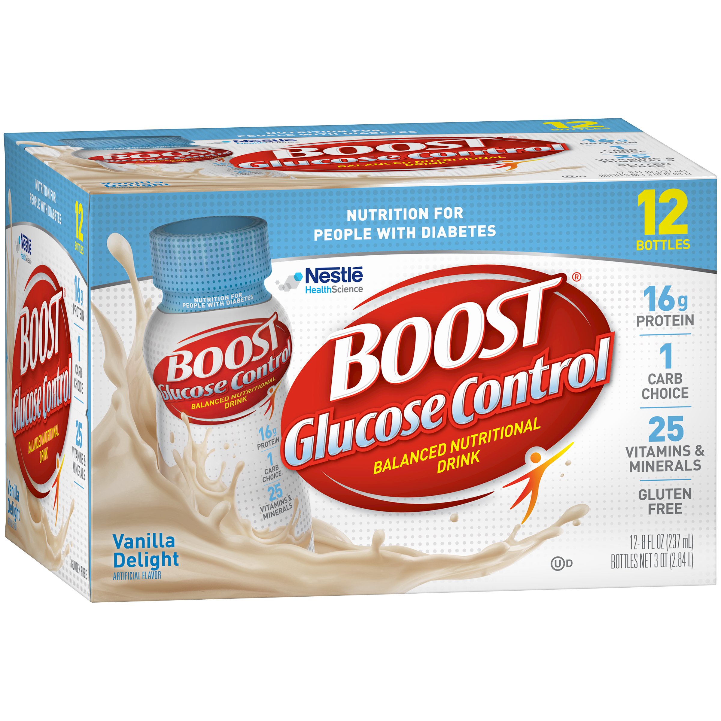 BOOST Glucose Control Nutritional Drink Vanilla Delight 12 pk Shop