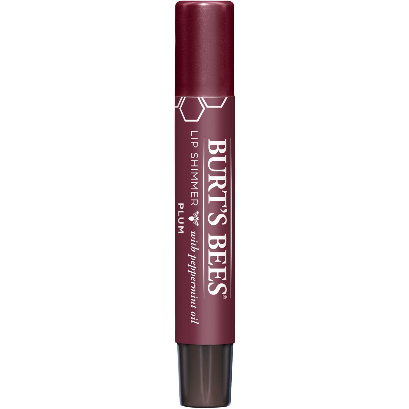 Burt's Bees Plum Lip Shimmer; image 1 of 13