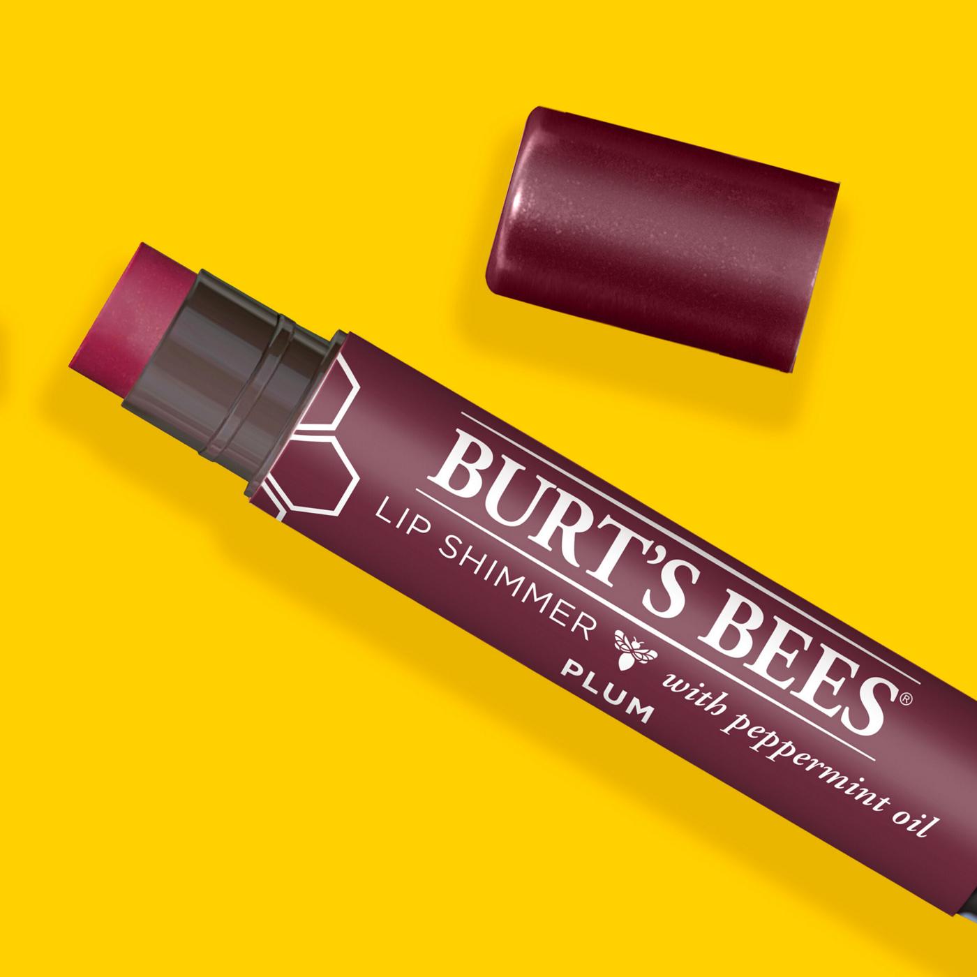 Burt's Bees Plum Lip Shimmer; image 11 of 13