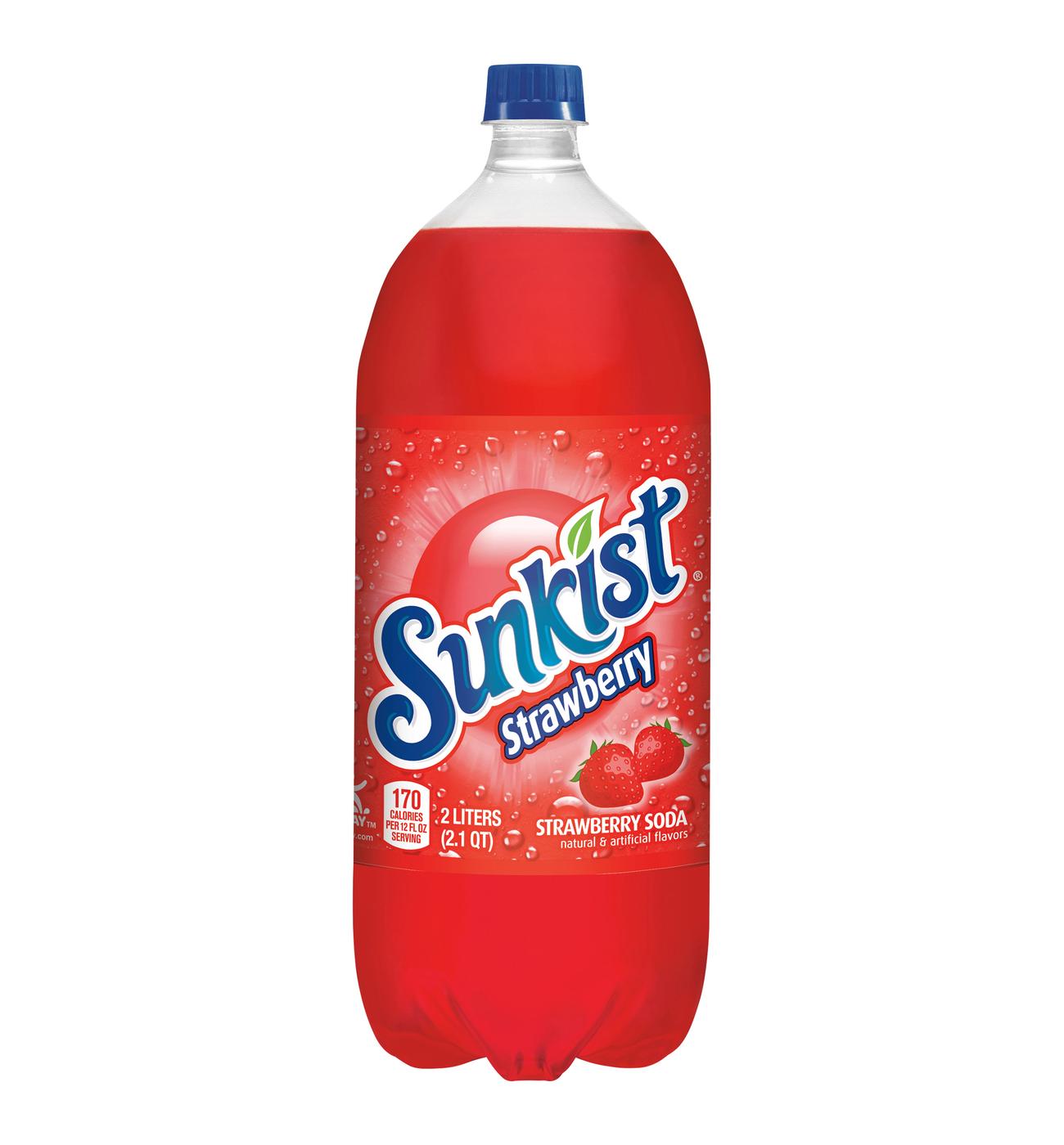 Sunkist Strawberry Soda; image 1 of 2
