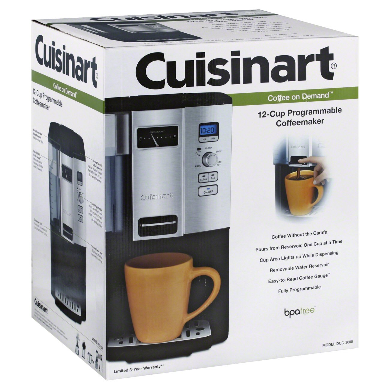 Cuisinart Coffee On Demand 12-Cup Coffeemaker - DCC3000P1