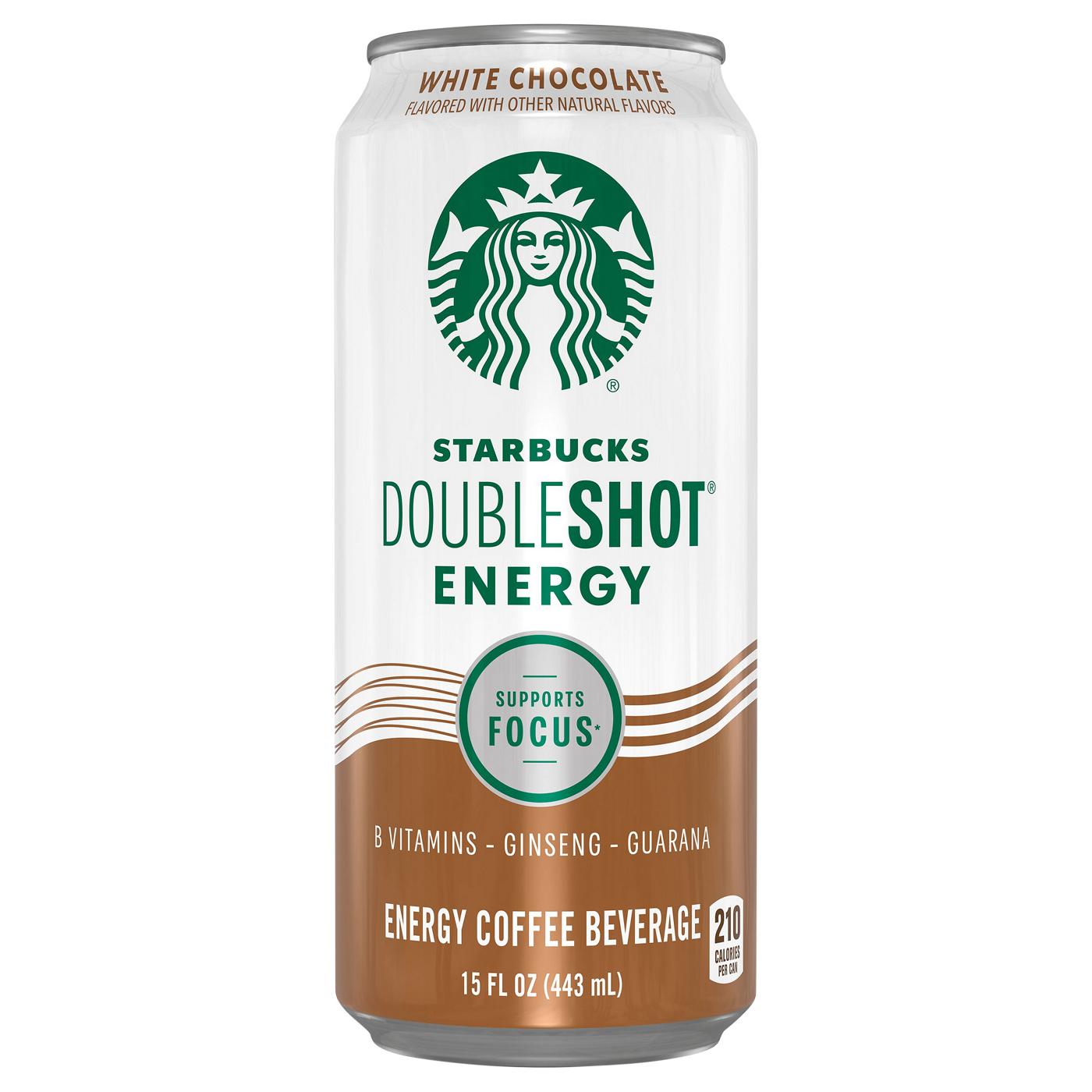 Starbucks White Chocolate Double Shot Energy Coffee Drink; image 1 of 3