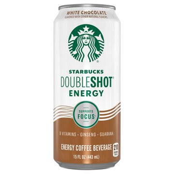 Starbucks White Chocolate Double Shot Energy Coffee Drink