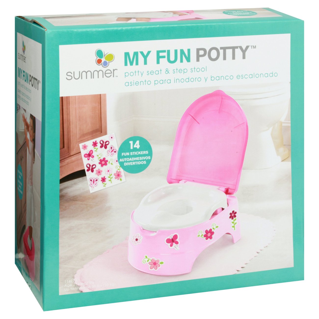pink toilet potty