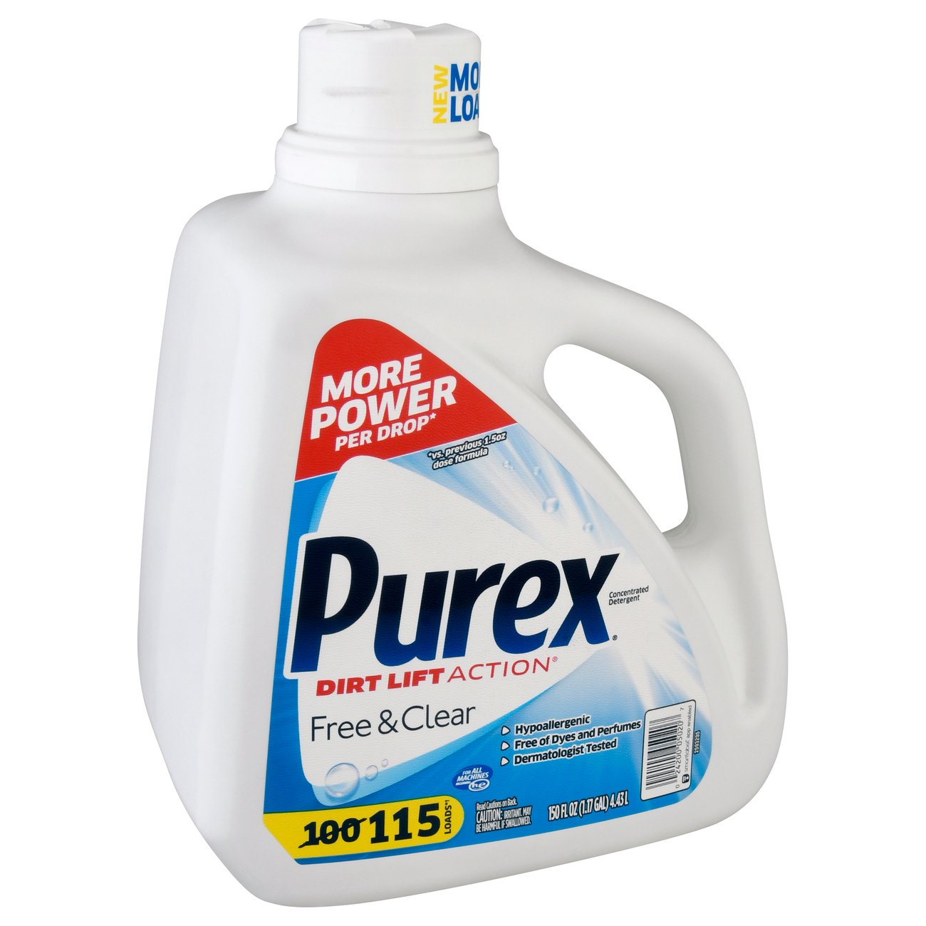 purex-free-clear-liquid-laundry-detergent-100-loads-shop-detergent