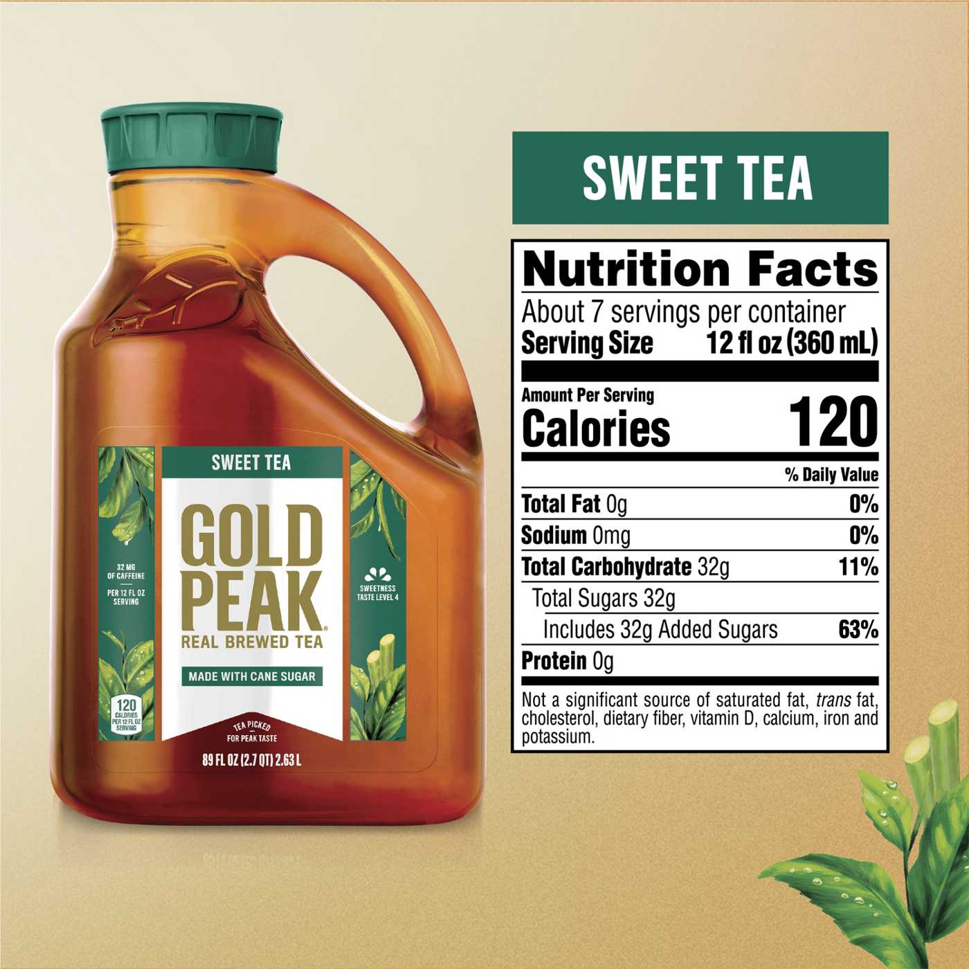 Gold Peak Sweet Tea; image 2 of 7