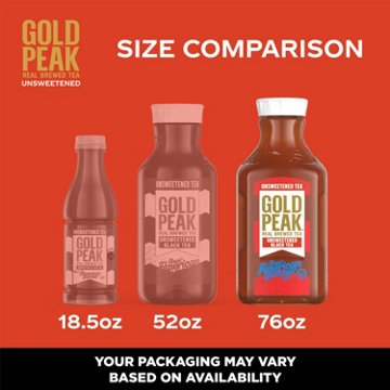 Gold Peak Unsweetened Black Tea, 76 oz