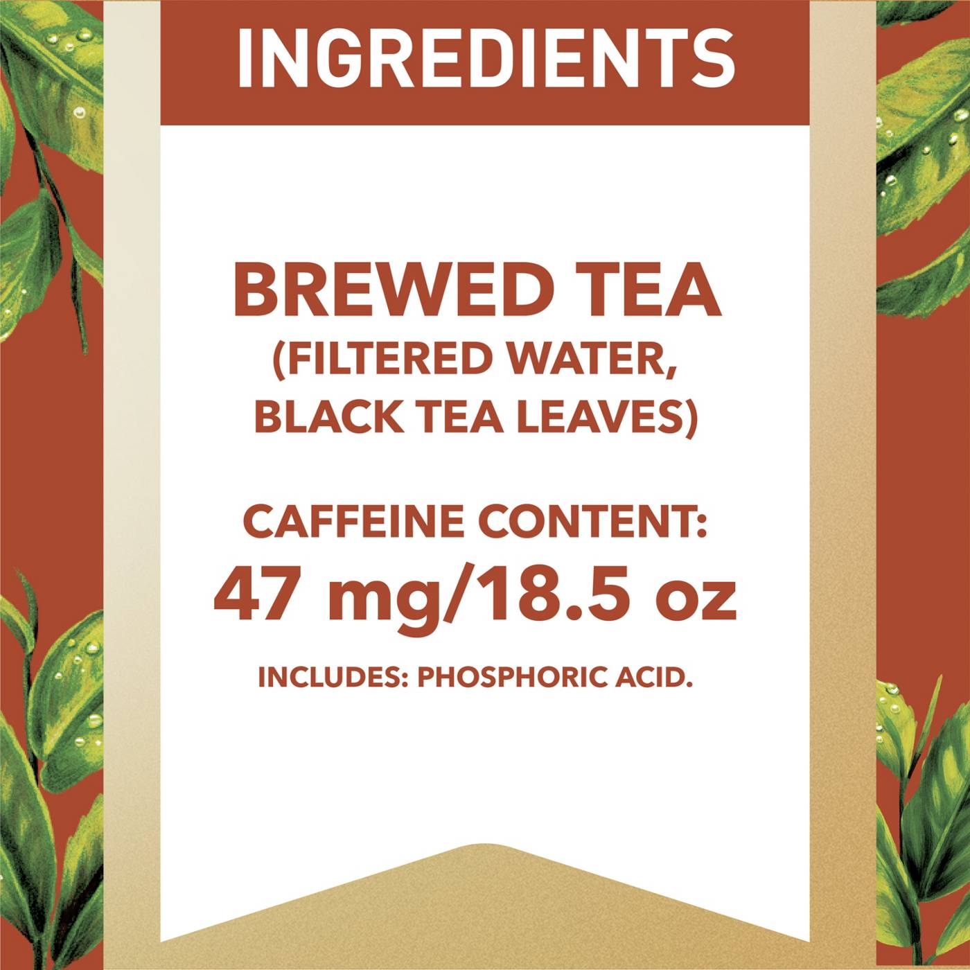 Gold Peak Unsweetened Black Tea; image 4 of 8