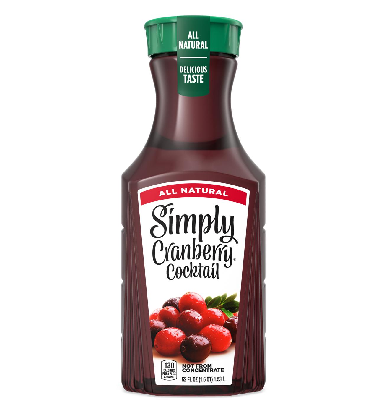 Simply Cranberry Cocktail Fruit Juice; image 1 of 7