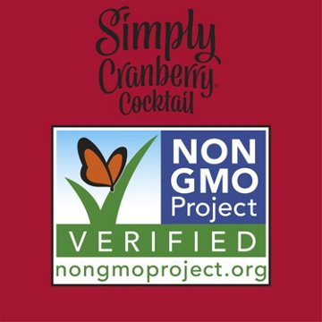 Simply Cranberry Cocktail Juice Drink