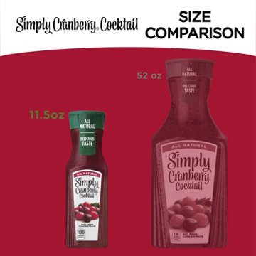 Simply Cranberry Cocktail Juice Drink