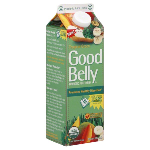 GoodBelly Tropical Green Probiotic Juice Drink Shop Juice at HEB