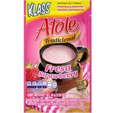 Klass Strawberry Atole Drink Mix, 1.52 oz | Joe V's Smart