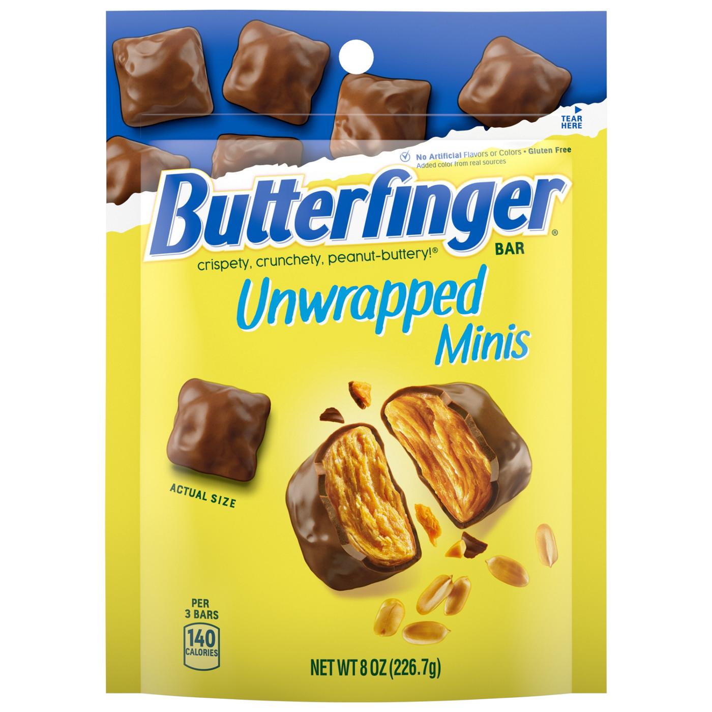 Butterfinger Unwrapped Minis Candy Bars; image 1 of 7