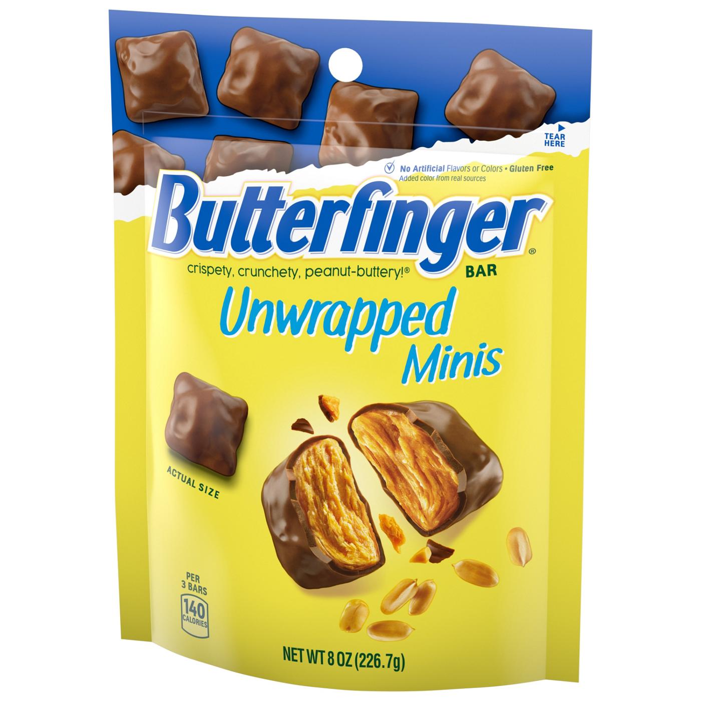 Butterfinger Unwrapped Minis Candy Bars; image 5 of 7