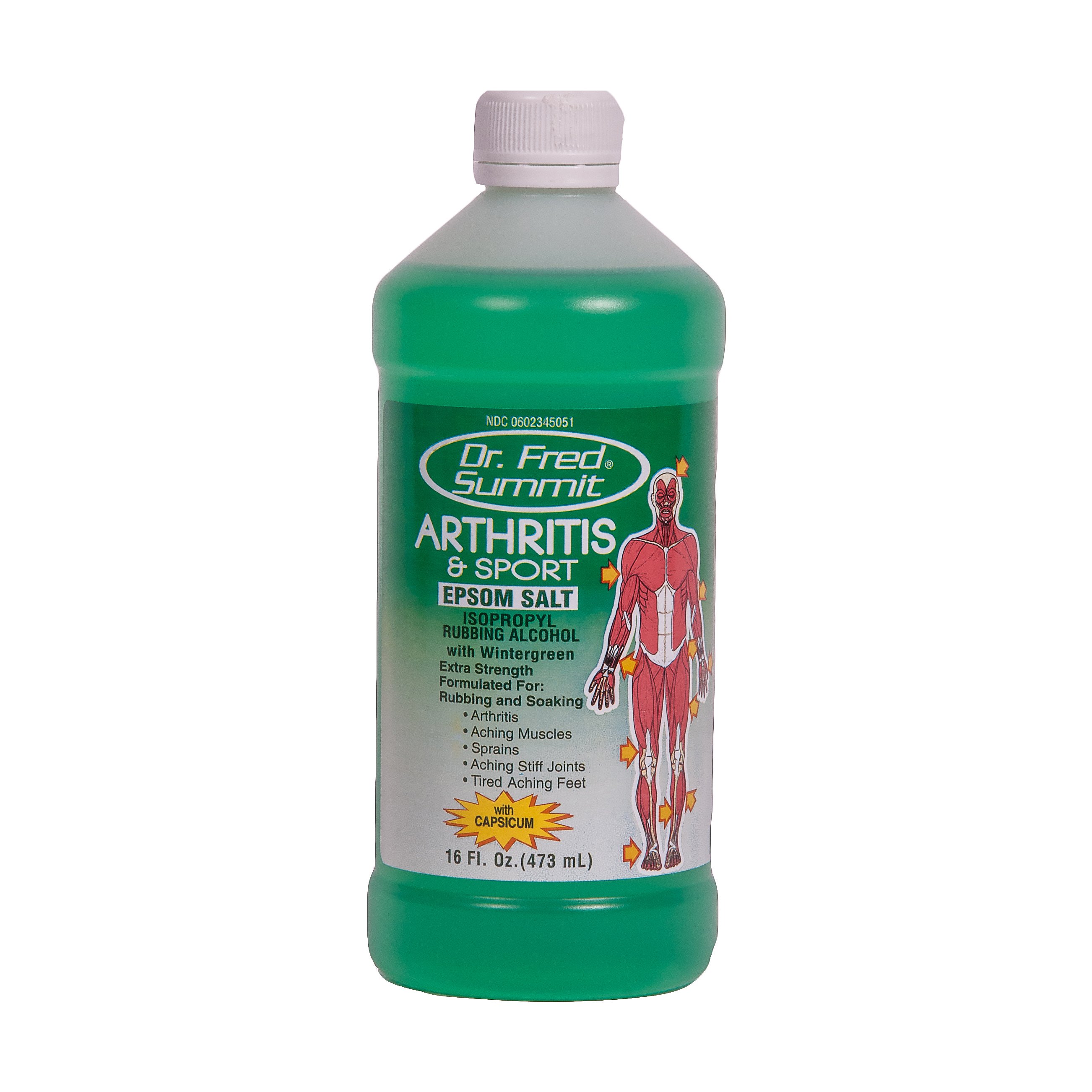 Dr. Fred Summit Sport & Arthritis Epsom Salt- Isopropyl Alcohol