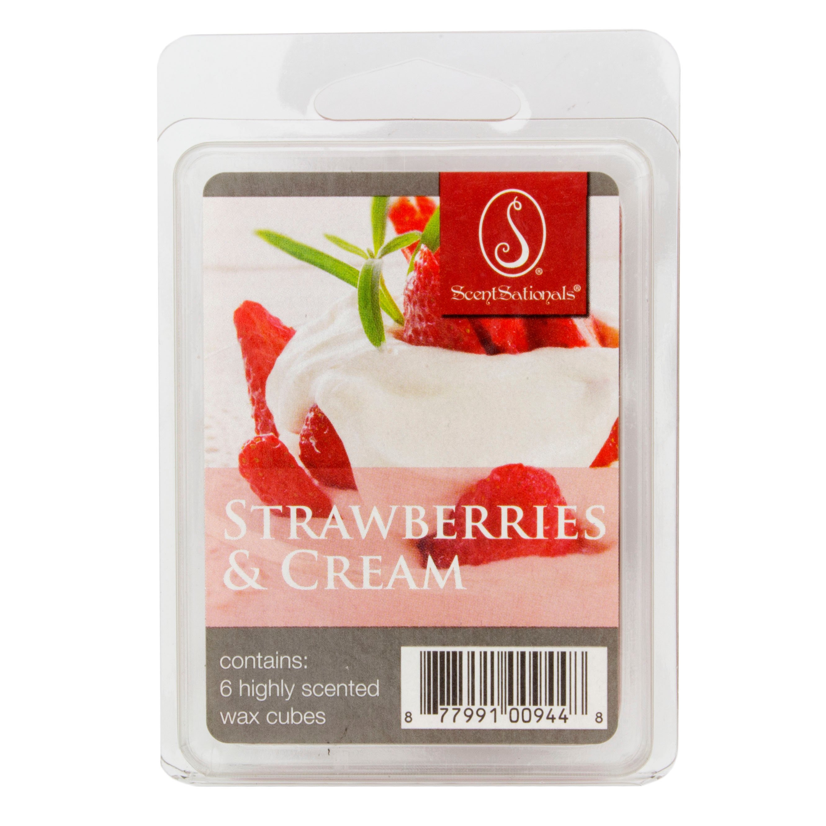  Scentsationals Scented Wax Cubes - Strawberries