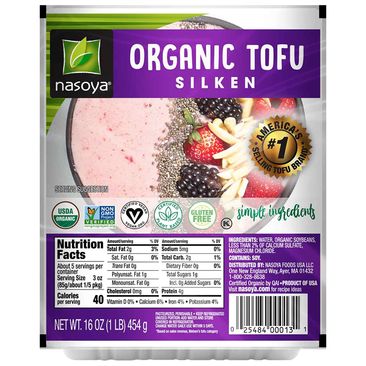 Nasoya Organic Silken Tofu; image 1 of 2