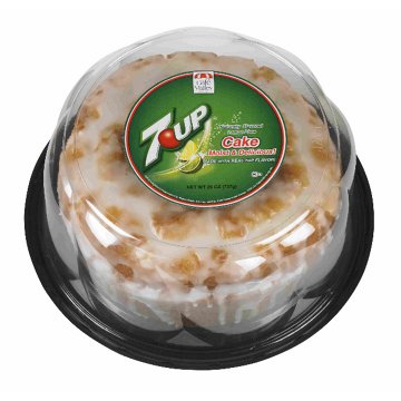 Cafe Valley Bakery 7UP Lemon Lime Flavored Bundt Cake, 26 oz