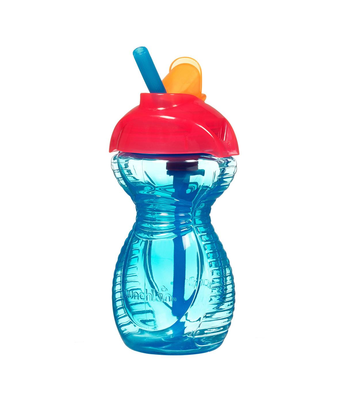 Munchkin Click Lock Weighted Straw Cup - 10oz - Blue