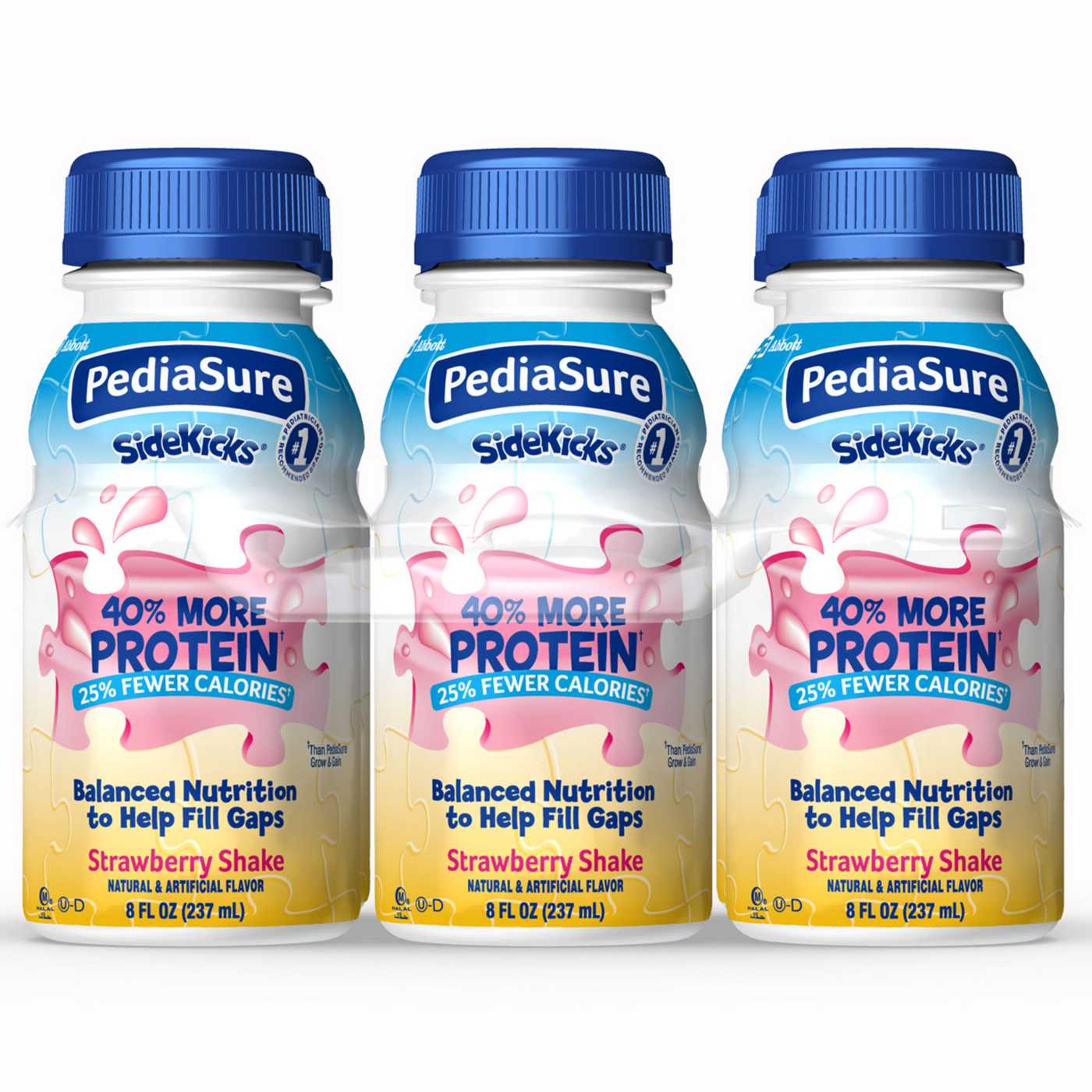 PediaSure SideKicks Nutrition Shake - Strawberry; image 1 of 7