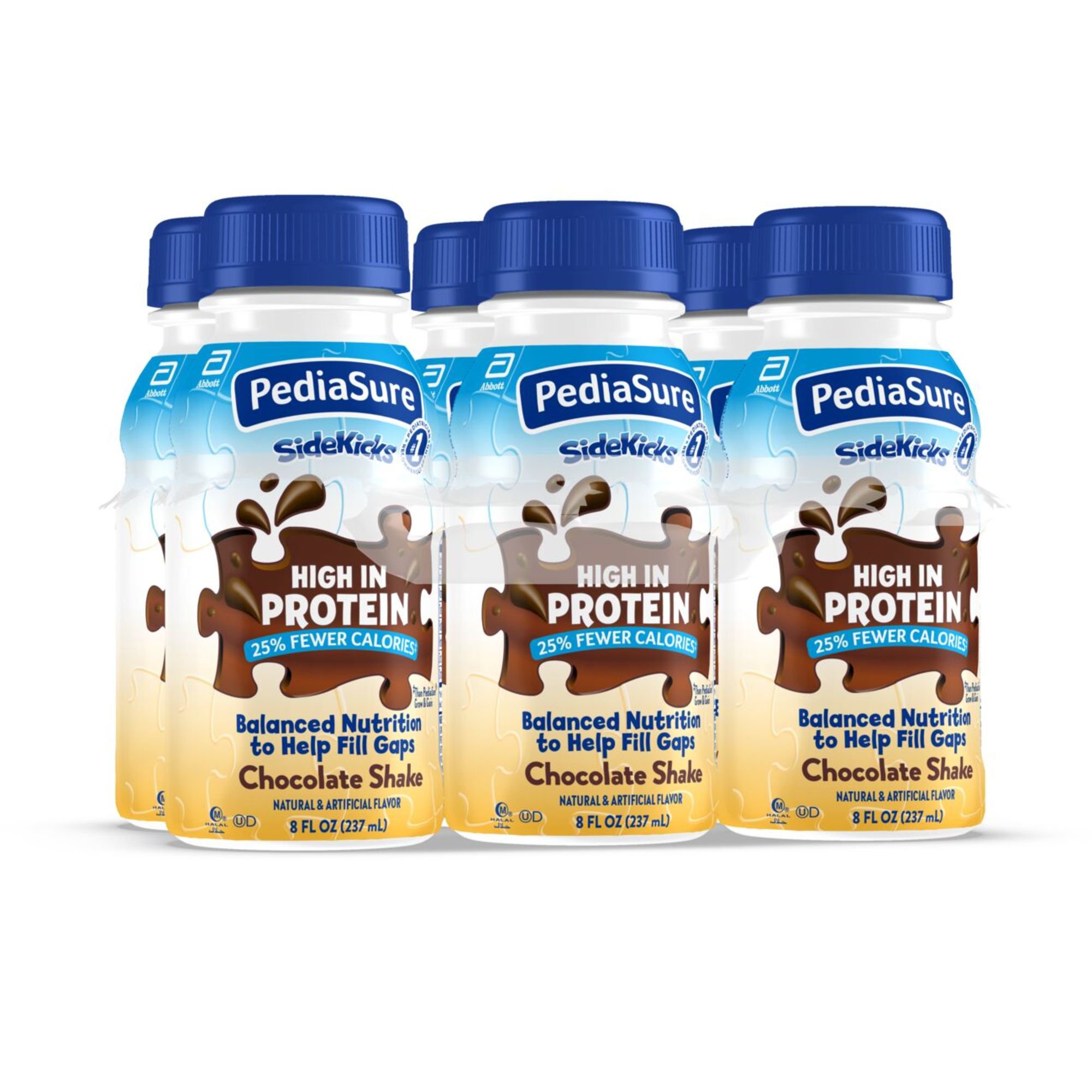 PediaSure Sidekicks Ready-to-Drink Chocolate Nutrition Shake 6 pk - Shop Electrolytes & Shakes