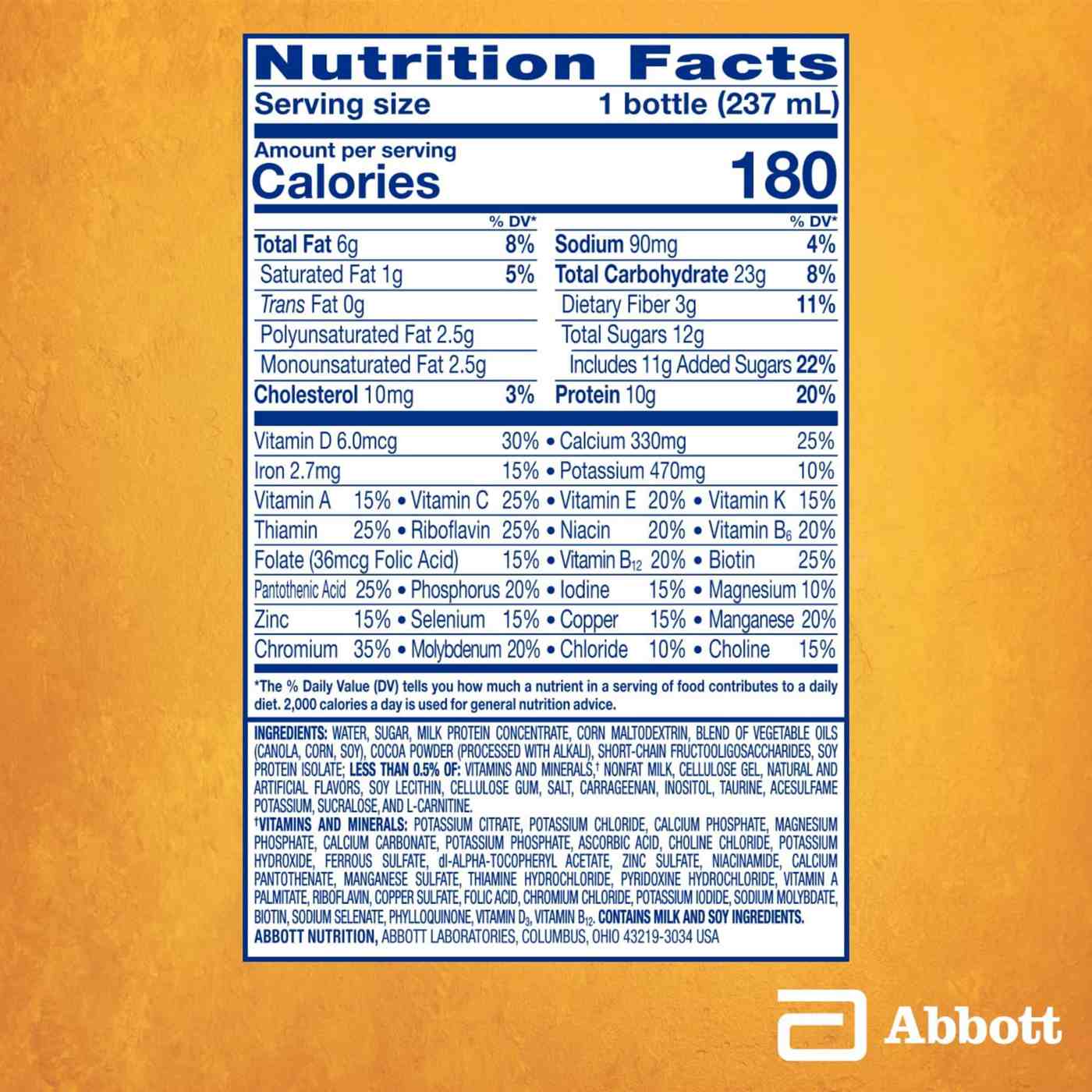 PediaSure SideKicks 10g Protein Nutrtional Shake for Kids - Chocolate, 8 oz Bottles; image 8 of 9
