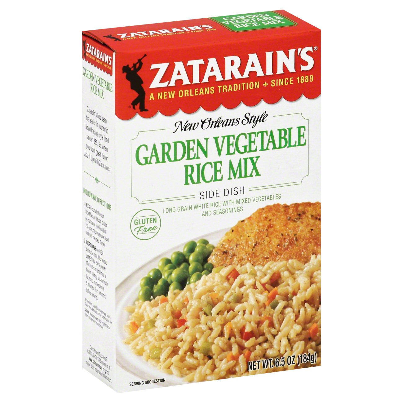 Zatarain's Garden Vegetable Rice Mix Shop Rice & grains at HEB