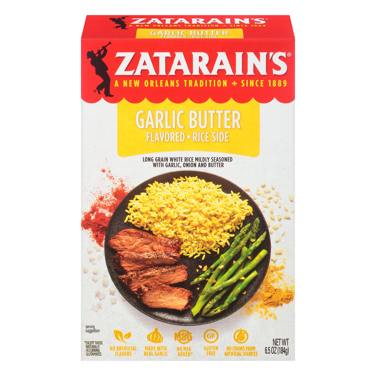 Zatarain's Garlic Butter Flavored Rice Shop Rice & Grains at HEB
