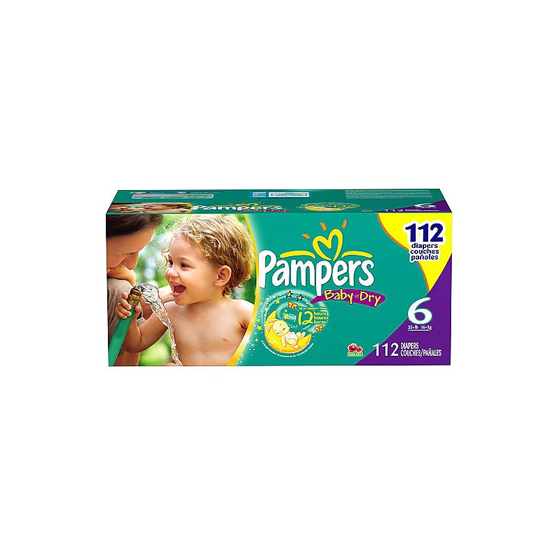 Pampers Baby Dry Sesame Street Economy Pack Diapers Size 6 (35+ LBS) - Shop  Pampers Baby Dry Sesame Street Economy Pack Diapers Size 6 (35+ LBS) - Shop  Pampers Baby Dry Sesame