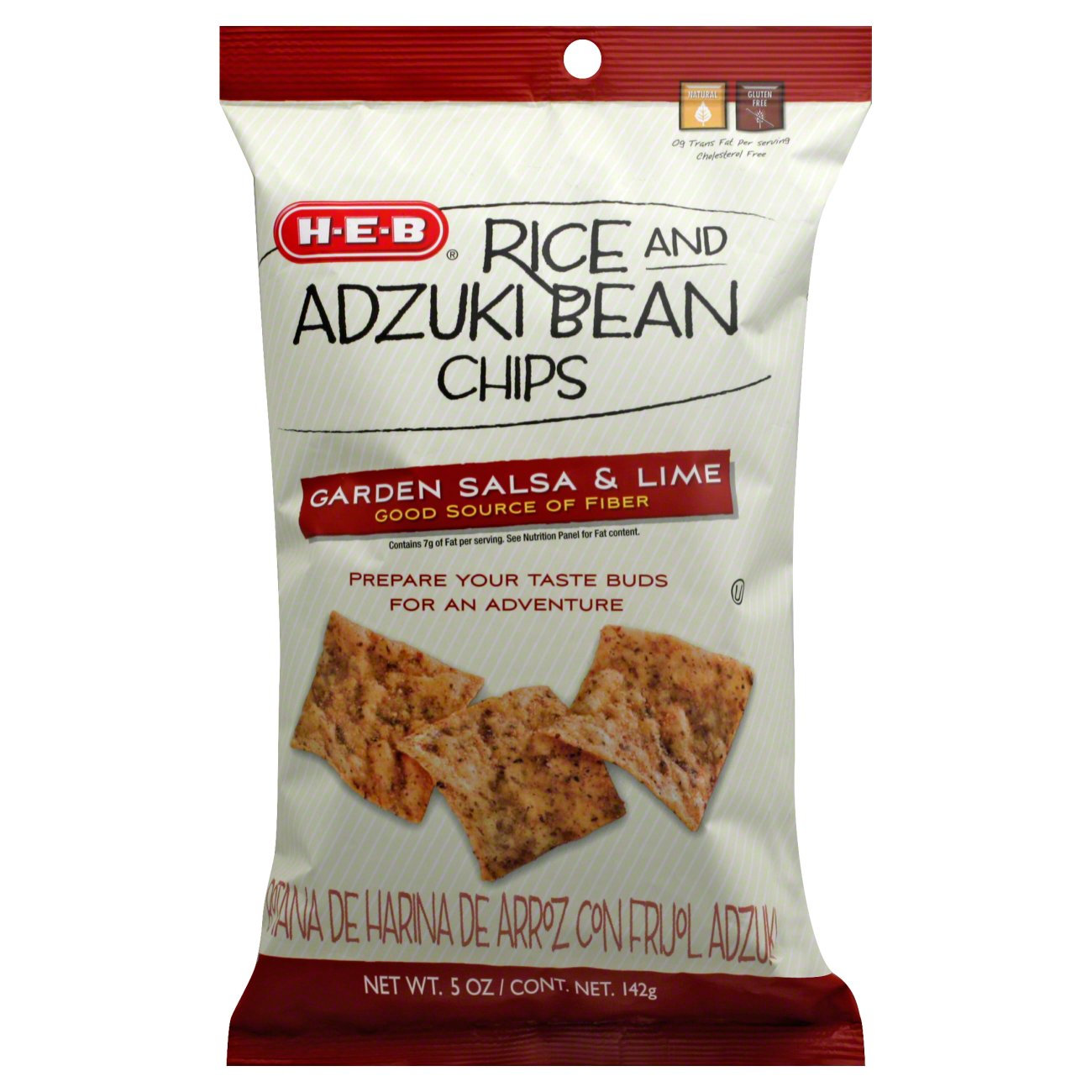 HEB Garden Salsa & Lime Rice and Adzuki Bean Chips Shop Chips at HEB
