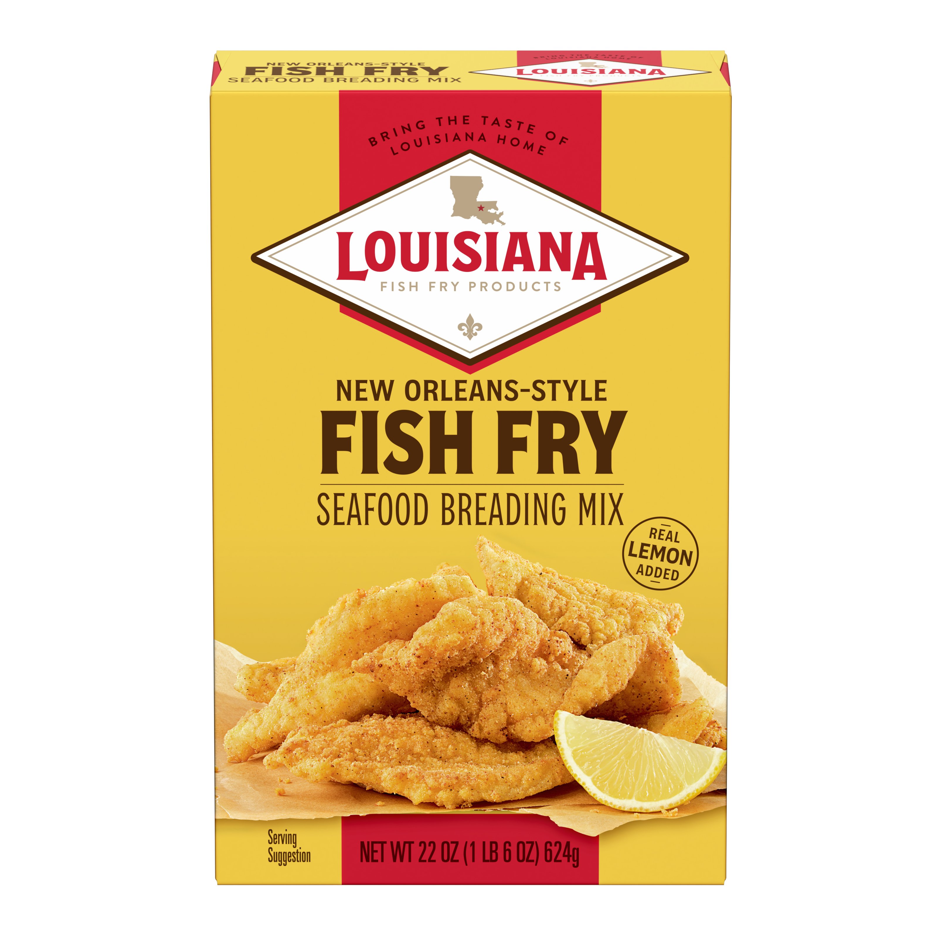 Louisiana Fish Fry Products Seasoned Fry Mix 3 Flavor 6 Package Variety  Bundle