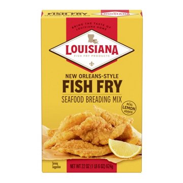 Louisiana Fish Fry Products New Orleans Style Fish Fry with Lemon, 22 oz