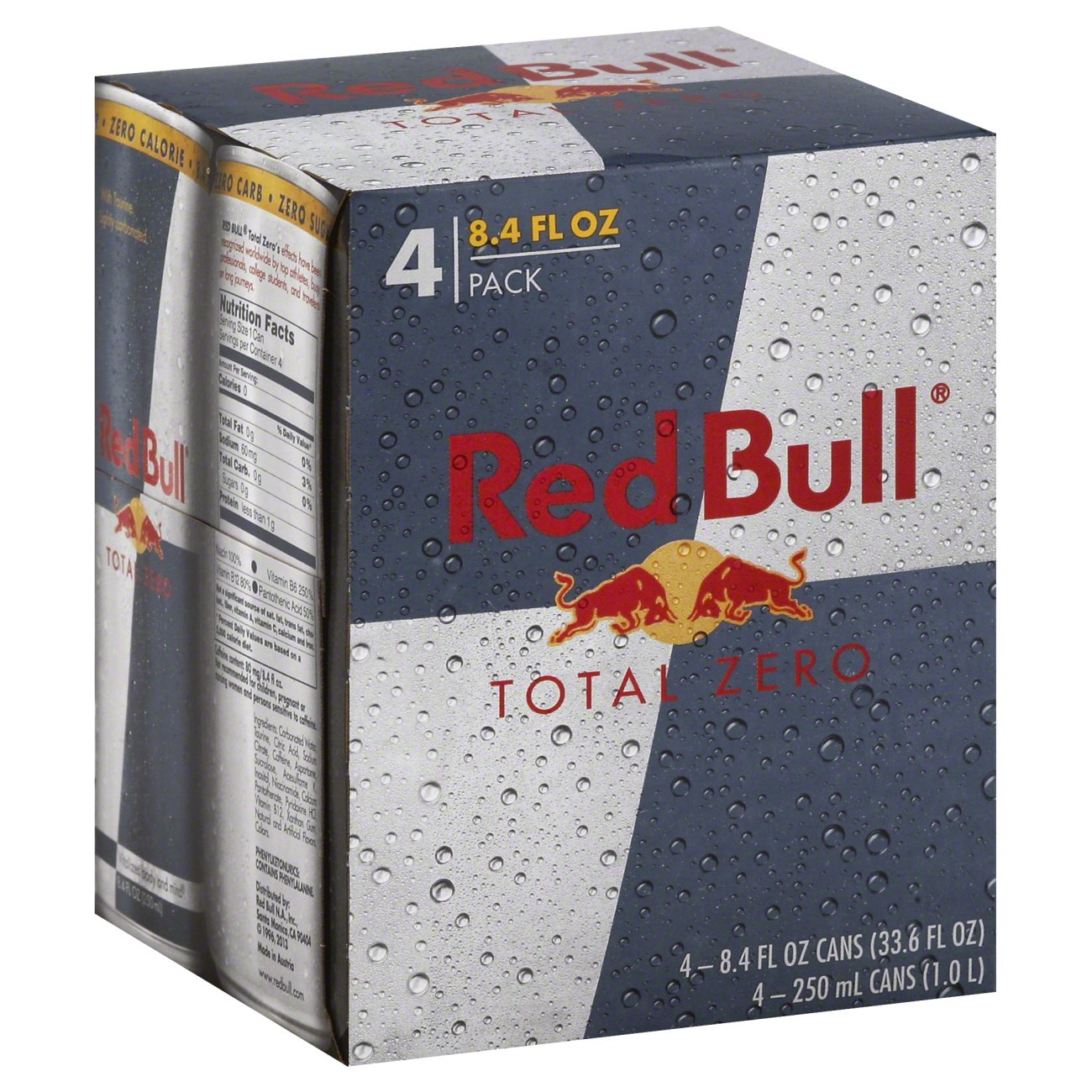 Red Bull Total Zero Energy Drink 8.4 oz Cans - Shop Sports ...