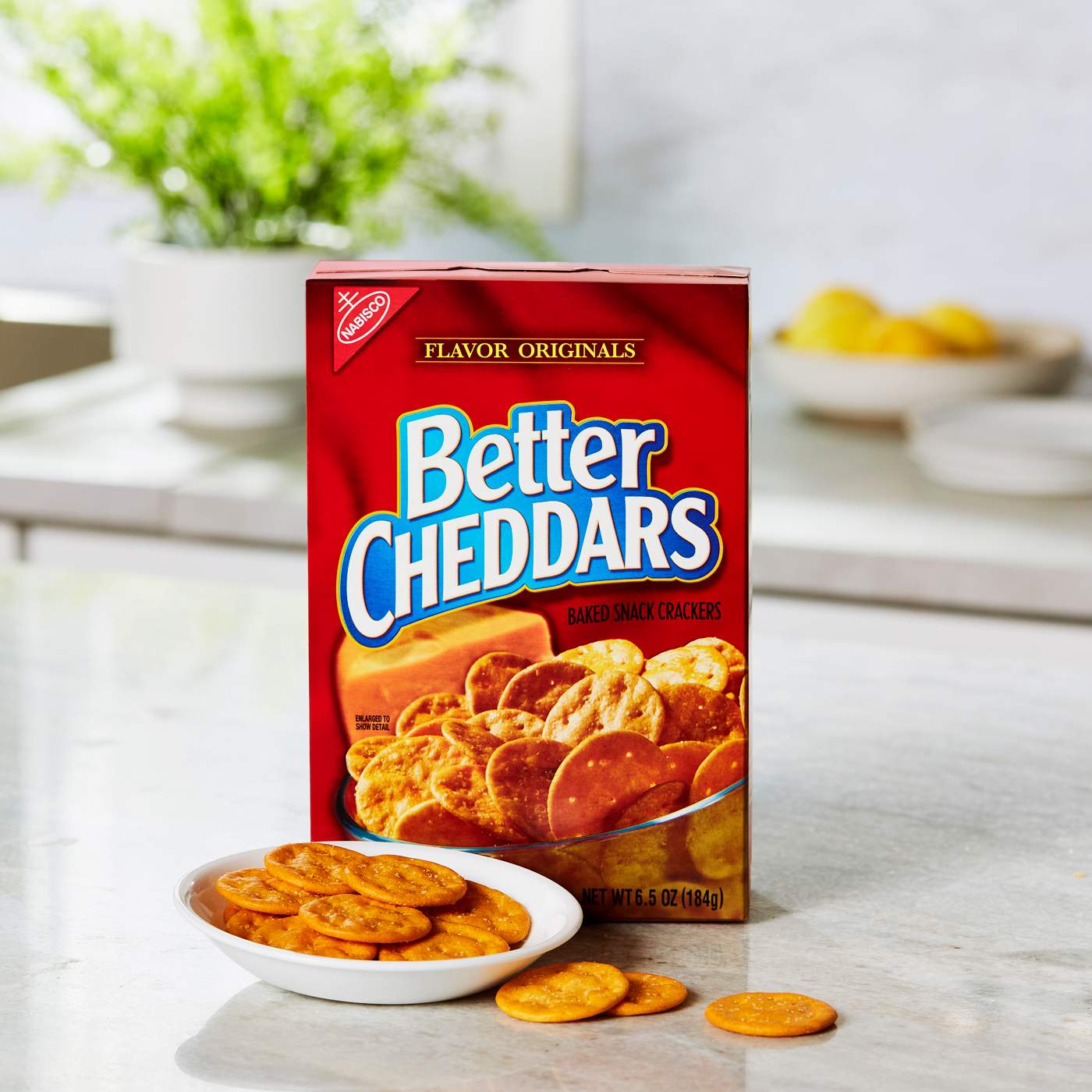 Better Cheddars Baked Cheddar Cheese Snack Crackers; image 2 of 10