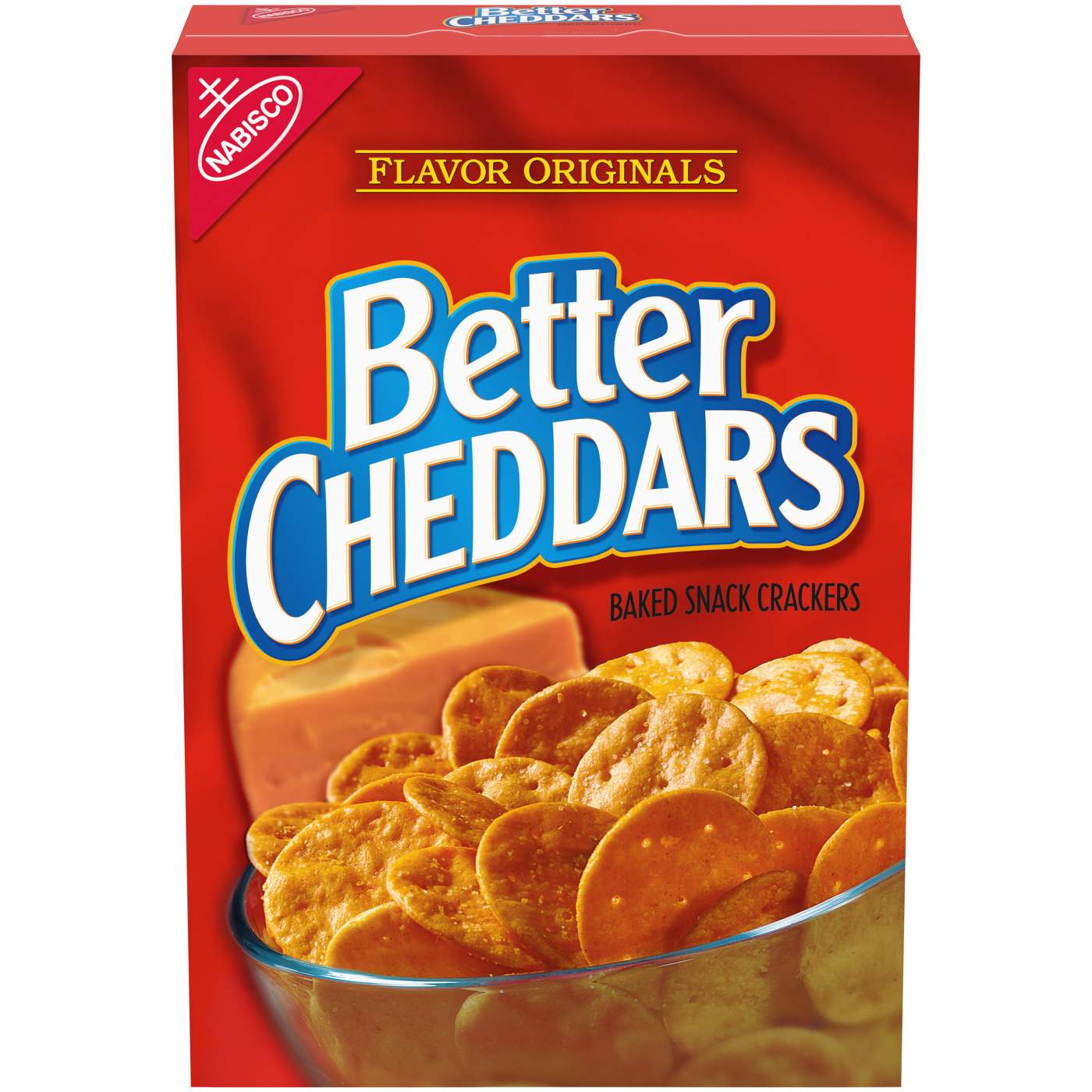 Better Cheddars Baked Cheddar Cheese Snack Crackers; image 1 of 10