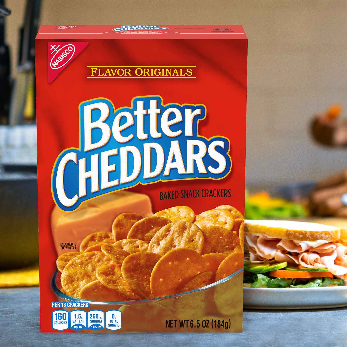 Better Cheddars Baked Cheddar Cheese Snack Crackers; image 9 of 10