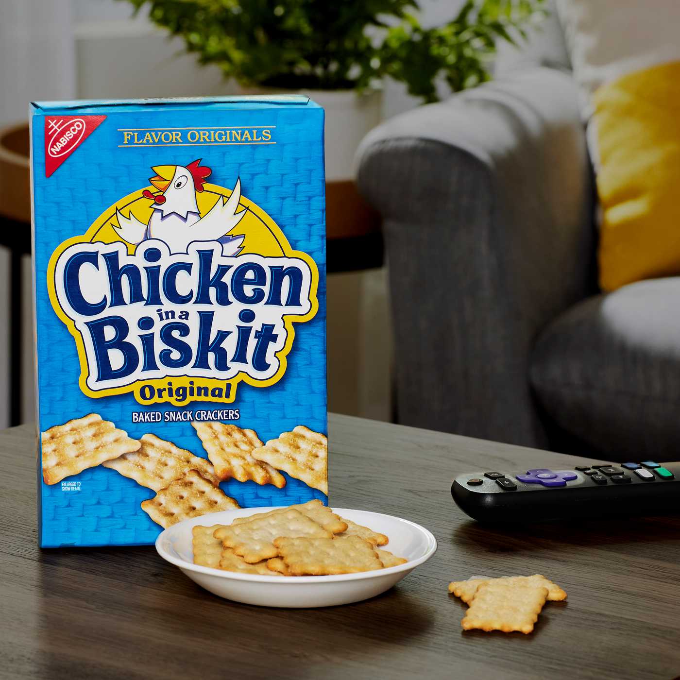 Chicken In A Biskit Original Baked Snack Crackers; image 2 of 10