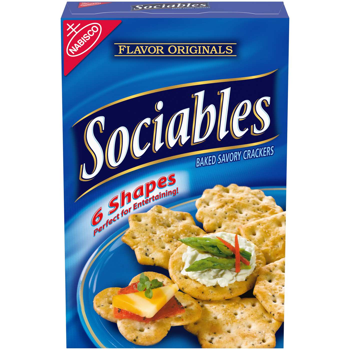 Sociables Sociables Baked Savory Crackers; image 1 of 10