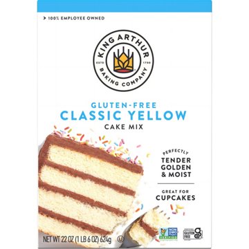 King Arthur Gluten Free Yellow Cake Mix, 22 oz